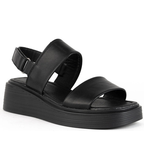 Sandali aperti casual neri