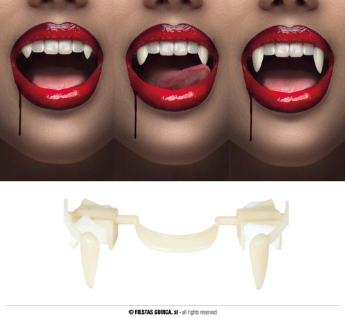 Denti vampiro retrattili - denti,
