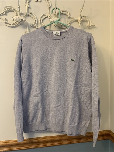 Maglione donna grigio lacoste - maglione,