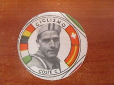  Figurina dischetto ciclismo VAV in cartoncino COSTE C. 1958 originale
