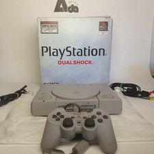 Console Sony Ps1 PlayStation 1 SCPH-9002c Sbloccata Legge Tutto Boxata DualShock