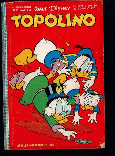 Topolino libretto 270 del - libretto, n.270