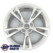 AUDI A4 B9 8W Cerchio in Lega Argento 18" 8.5J ET:29 Raggi Stellati 8W0601025AK