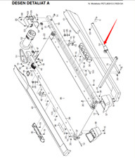 Staffa idraulica tapis roulant