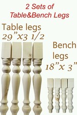  2 Set di gambe per tavolo e