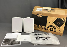 Coppia di diffusori Klipsch AW-400 50W bianchi nuovi con manuale; come nuovi
