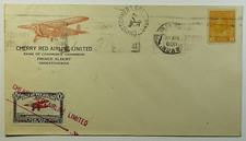 1930 Cherry Red Airline Limited Canada Air Mail Christopher Lake - Prince Albert