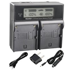 BP-U90 BP-U96 LCD Dual Charger