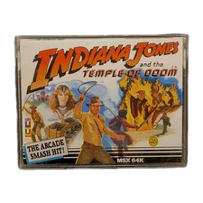 MSX 64k INDIANA JONES AND THE TEMPLE OF DOOM Retro game Videogame Videogioco