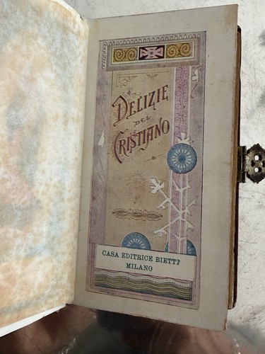 Antico libretto messa - libretto,