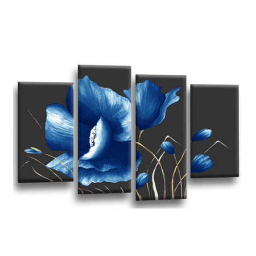 Quadro tela con cornice - su,