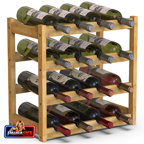 Cantinetta portavino legno - cantinetta,