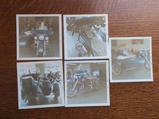 Moto Harley Davidson Electra Glide 1968 anni 60 foto showroom sidecar blu