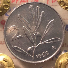  2 LIRE ULIVO 1953 PERIZIA FDC  Repubblica Italiana