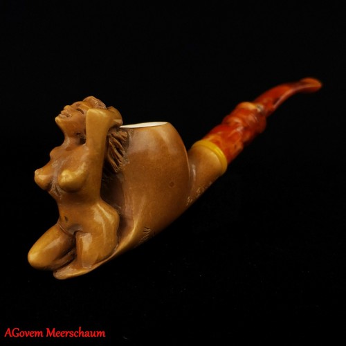 Agovem pipa fumo - da, intagliata