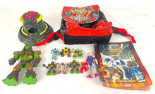 Gormiti Zaino+Album Battle Card+ Raccoglitore+Tana Obscurio+Lucas+8 figure-XXX