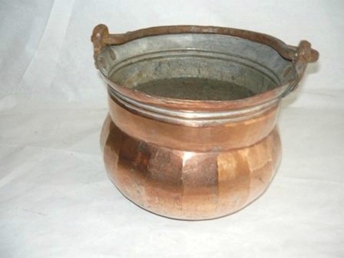 Antique tinned copper - tinned,