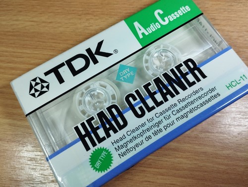 Tdk tape head cleaner - tdk,