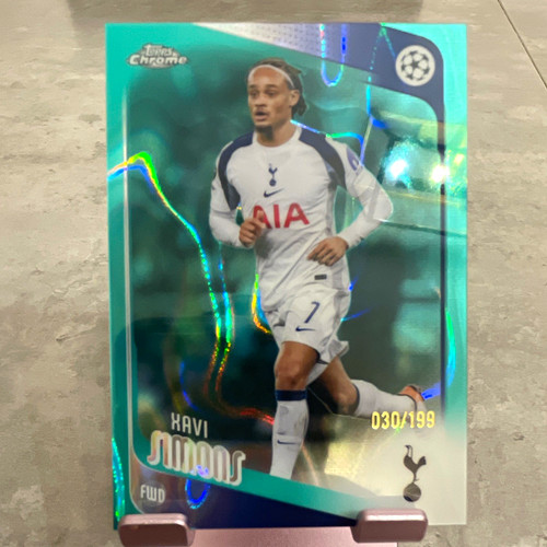 2025 topps chrome xavi - chrome,