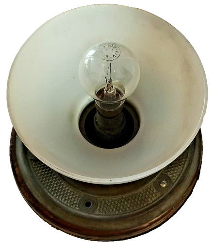 Cimelio lampada carrozza ex - lampada,