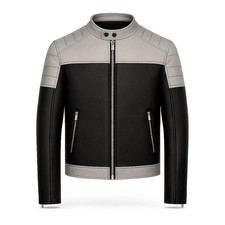 Giacca Moto Uomo Pelle