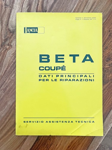 Lancia beta coupé dati - coupé,