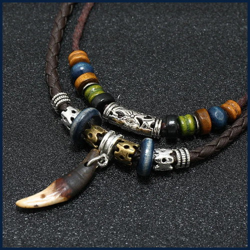 Collana etnica tibetana - , uomo