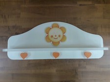 Appendiabiti Mensola Ripiano Baby Expert Cuore L. 81 H 31 P 18 Cameretta Bambini