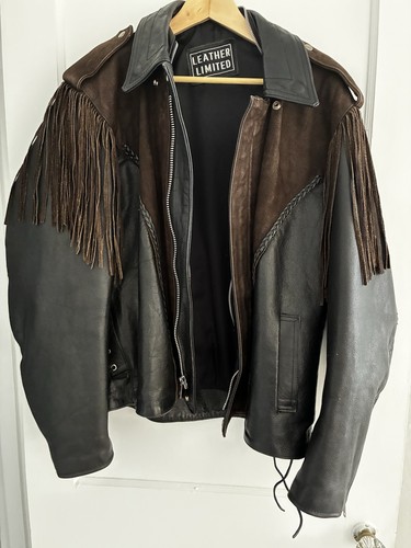 Giacca western biker - , pelle