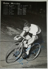 CICLISMO GUIDO MESSINA FOTOGRAFIA CON AUTOGRAFO ORIGINALE