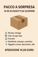 ? PACCO SORPRESA MISTERIOSO – Circa 10 Kg di articoli vari | BASE D’ASTA: 3€