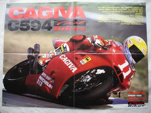 Poster john kocinski cagiva - john,