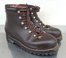 Scarponcini cuoio marrone originali Alpini E.I. del 1983 taglia 42 ottimi