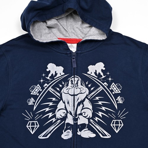 Felpa con cappuccio media zip