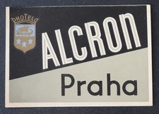 Vecchia etichetta HOTEL ALCRON