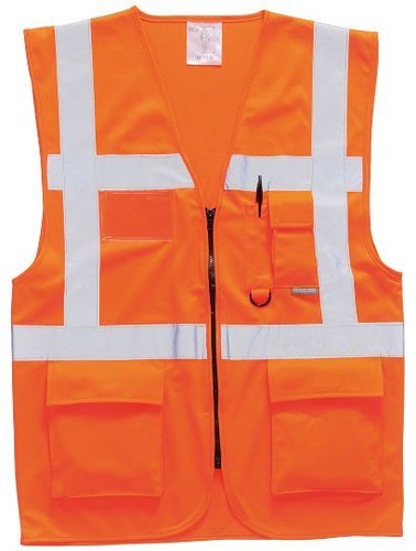 Gilet multitasche arancione