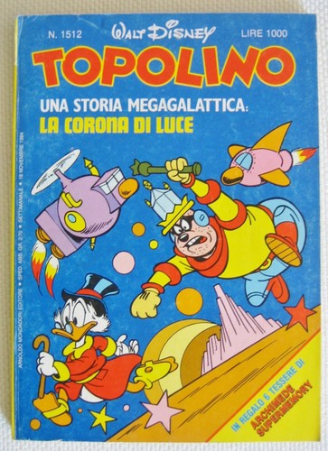 Topolino disney 1512 - topolino, -18