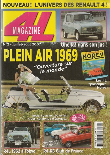 Magazine renault 4 plein - 4l,