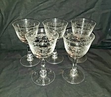 set calici cristallo anni '50