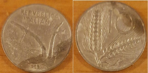 Moneta lire della - lire,
