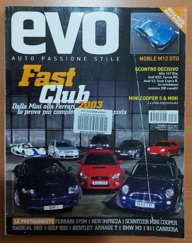 Evo riviste auto vintage - evo, (2)