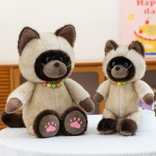 Peluche gatto siamese con