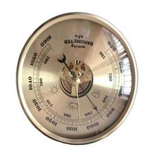 Barometro da parete con stazione meteorologica circolare da 4,25 pollici