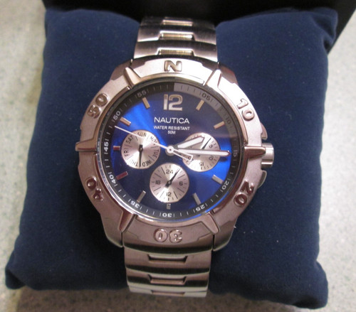 Nautica chronograph steel - chronograph,