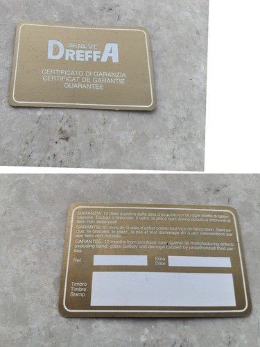 Dreffa vintage blanck watch - dreffa,