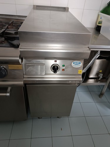 Fry top elettrico 12kw piastra - fry-top,