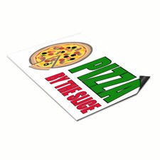 Calamita Auto Set 2 Pizza di The Slice Pizzeria Pubblicità Insegna Industriale