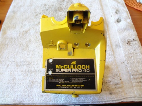 Mcculloch super pro - 40, chassis