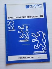 Peugeot Speedfight 100 1997 catalogo ricambi scooter italiano originale