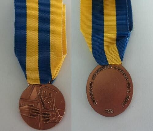 Medaglia terremoto friuli 1976 - medaglia,